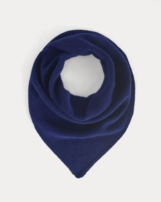 Cashmere Lovergirl Large Kerchief | Cobalt