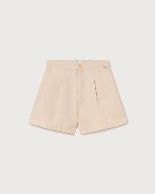Ecru hemp Narciso shorts