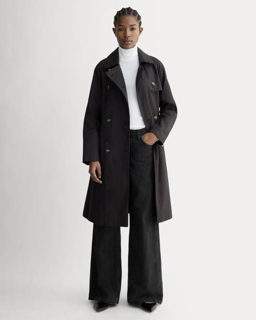 The Modern Trench Coat | Black