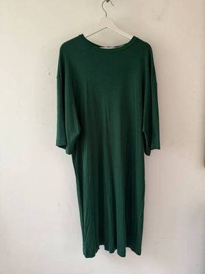 Margaux Lyocell Dress in Forest Green S Preloved