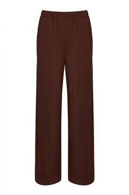 BINITA - Modal Spandex Trouser - Chocolate