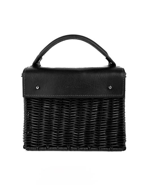 Kuai Wicker Wings Bag in Black
