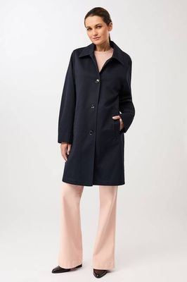 Kurzmantel aus Bio-Baumwolle (Navy)