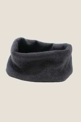 Halswärmer/Snood aus Merinowolle | Charcoal