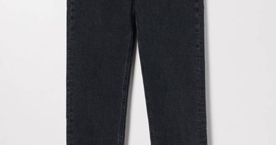 Grey Wash Standard Black Jeans | Organic Cotton Denim | Asket