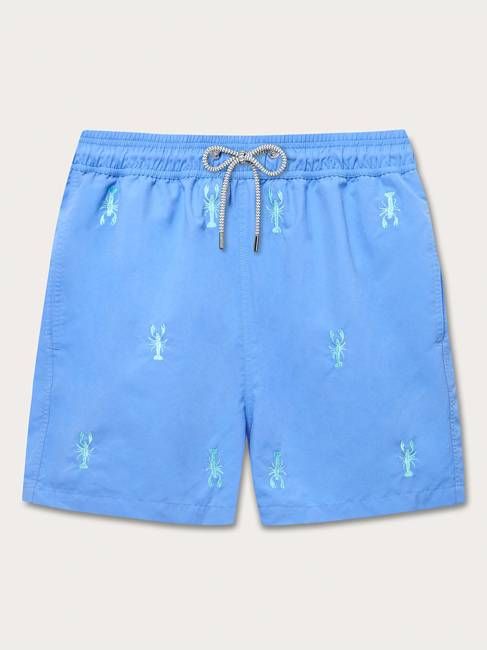 Men's Lazy Lobsters Embroidered Staniel Swim Shorts