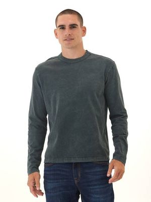 Johnny Relaxed Fit Mineral Wash Mediumweight Jersey Long Sleeve Tee