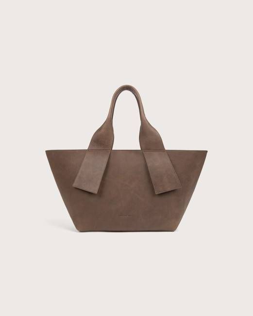 Pepo dark brown leather bag