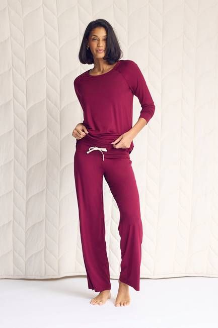 Relaxed Long Sleeve Top + Pajama Pant