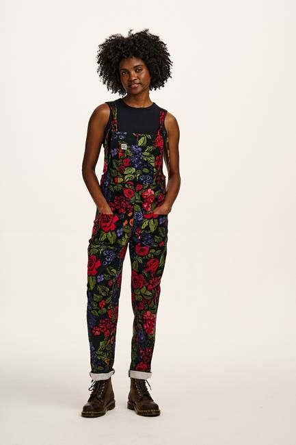 Original - Cotton Dungarees in Maria Print