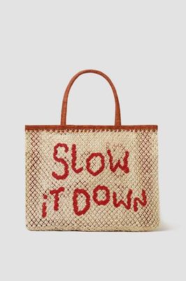 Slow It Down Jute Bag
