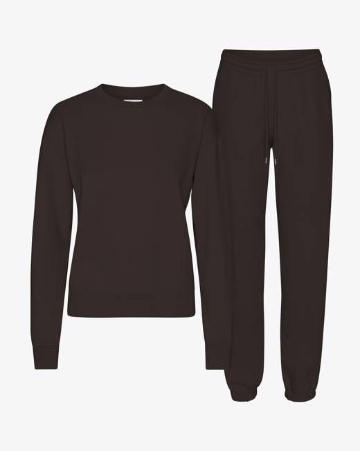 Organic Classic Sweatsuit - Coffee Brown