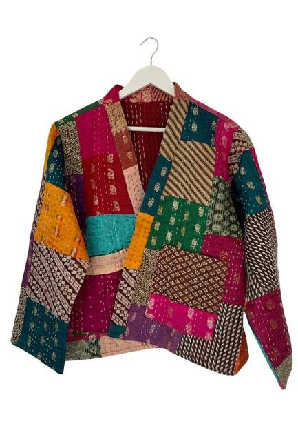 NEW! Vintage Patchwork Stories Jacket No.4
