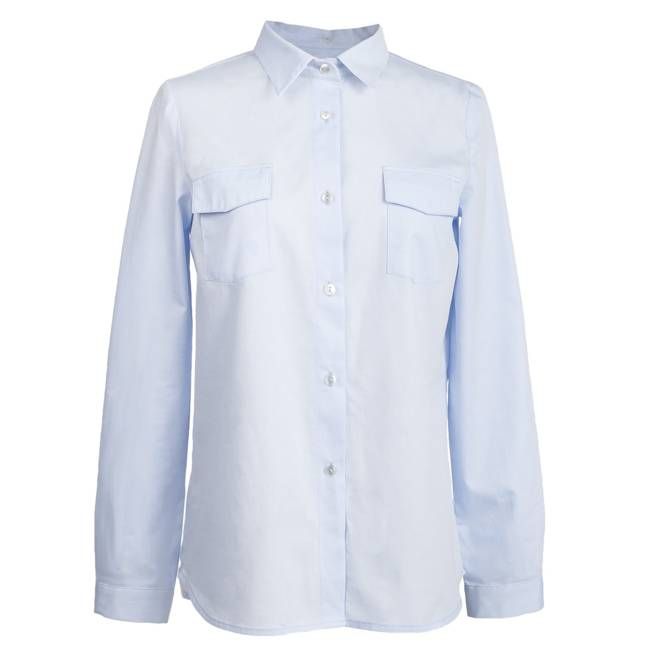 Casual blouse light blue