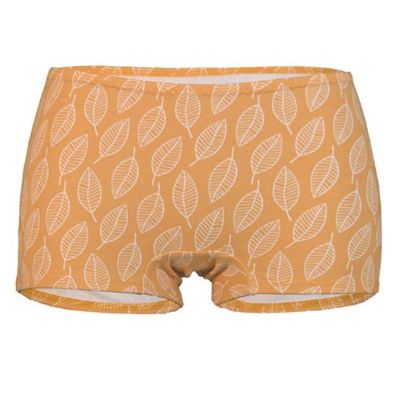 Bio-Panty Erna Muster Blätter curry (gelb) - kaufen
