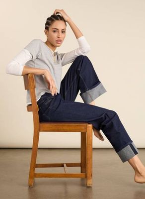 Helen Jeans mit Rundhalsausschnitt aus Biobaumwolle