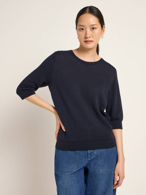 short-sleeved sweater (GOTS)