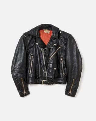 60s Penney's Leather Jacket -#39