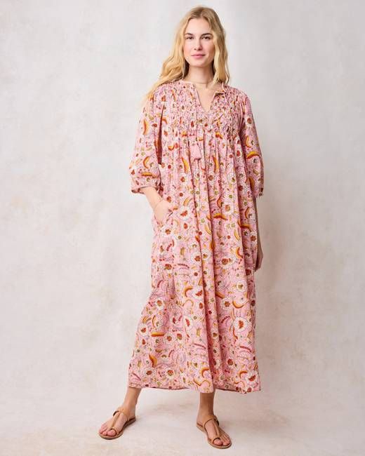 India Bloom - Artifact Dress - Soft Rose