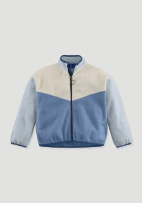 Soft fleece jacket made from pure organic cotton