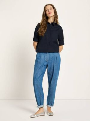 Blouse with puff sleeves (GOTS)