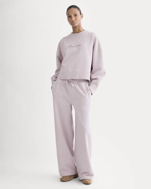 Everlane x The Laufey Foundation Wide-Leg Sweatpant | Burnished Lilac