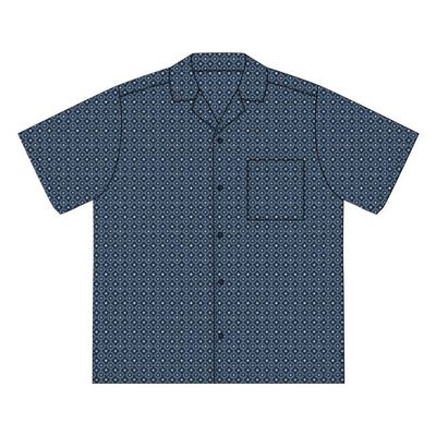 DEDICATED - Shirt Marstrand Tile Medallion Estate Blue