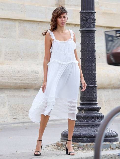 Elodie Ruffled Midi Dress