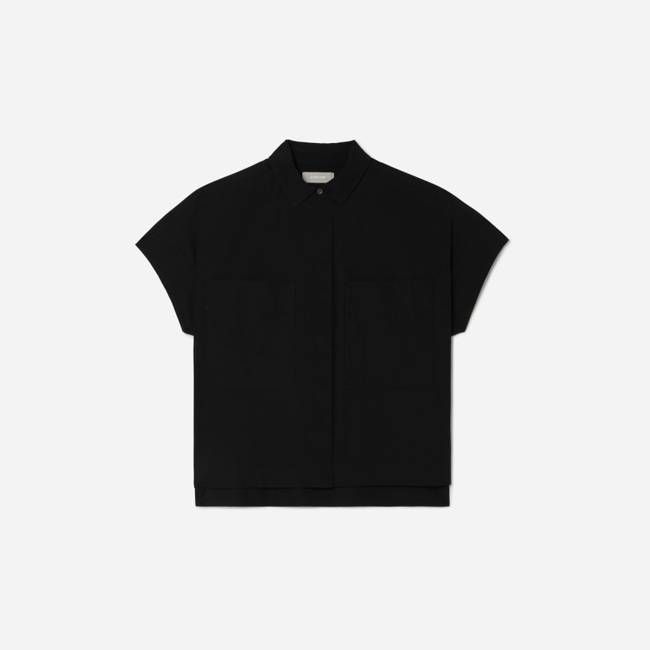 The Short-Sleeve Box Shirt | Black