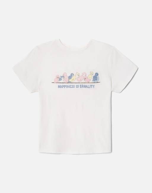 Classic Tee Birds - Vintage White