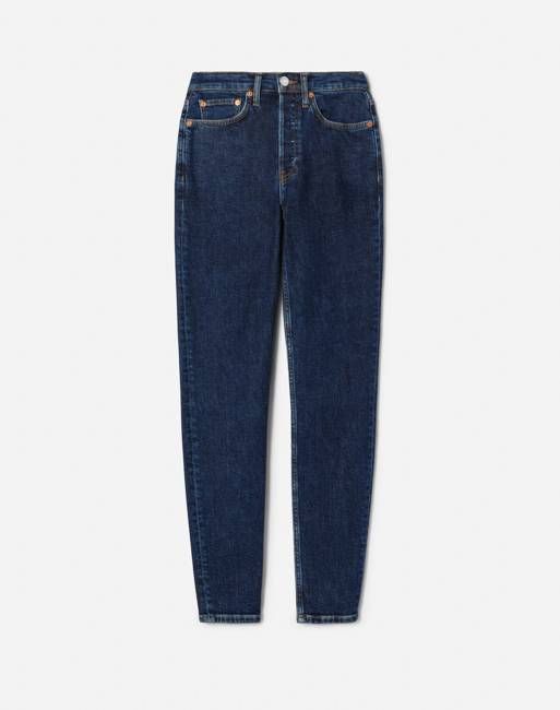 Comfort Stretch High Rise Skinny - Dark Rinse Size 25