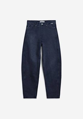 BAARLY HIGH WAIST BARREL JEANS | fluid ink