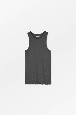 Edie tank top - Dark grey melange