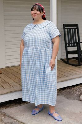 Homestead Collared Linen Dress