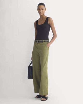 Seamed Wide-Leg Pant | Mayfly