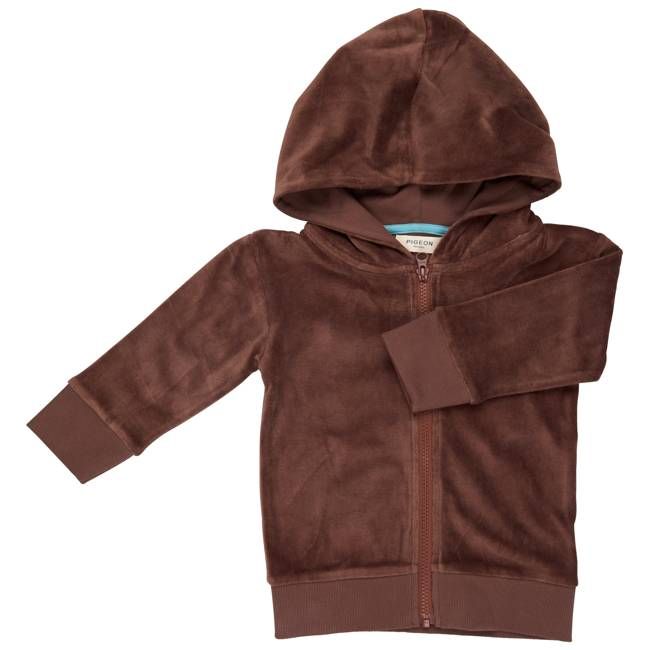 Velour Hoody - Nutmeg