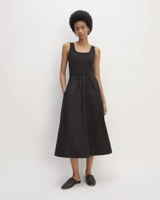 The Supima® Jersey Riviera Dress | Black
