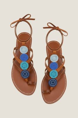 Blue Tonal Discs Sandal | Blue/Tonal Blue