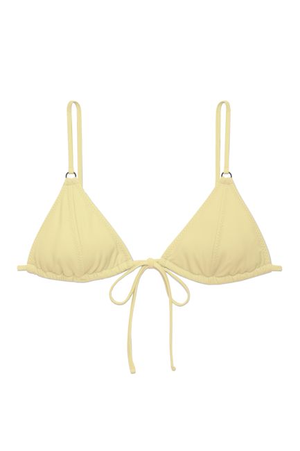 Nico Tie Top in Mellow Yellow