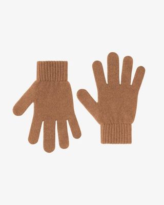 Merino Wool Gloves - Sahara Camel