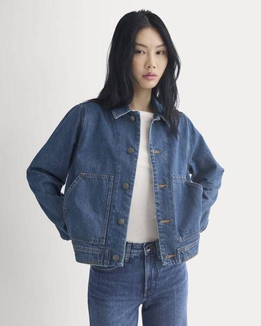 Denim Chore Jacket | Mid Indigo