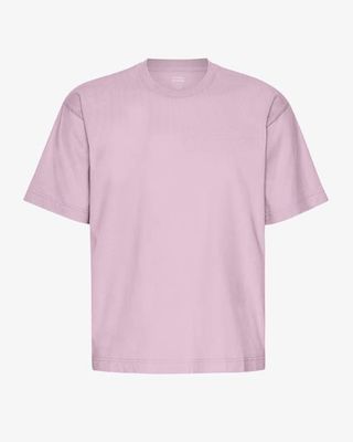 Oversized Organic T-Shirt - Pearly Purple