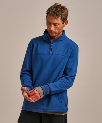 Daer Racked Rib Quarter Zip Sweat