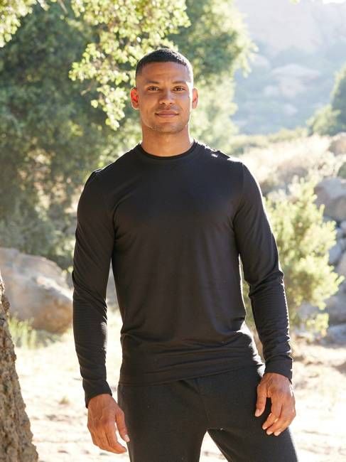 Parker Luxe Jersey Double Rib Long Sleeve Crew