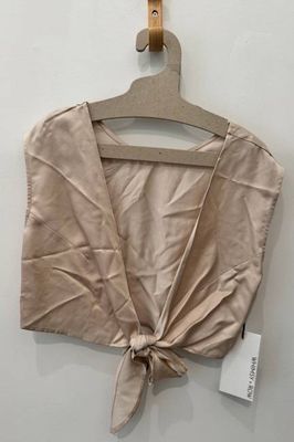 Sample Sale Valentina Top in Silky Champagne