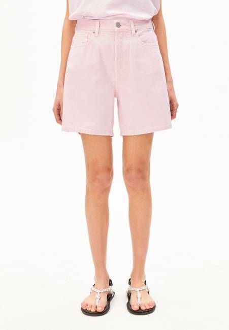 THALINAA DENIM SHORT | pink mist