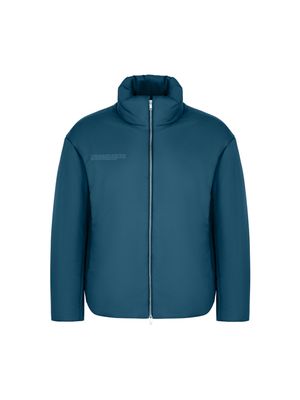 Archive Womens Flower-Warmth Puffer Jacket—Storm Blue