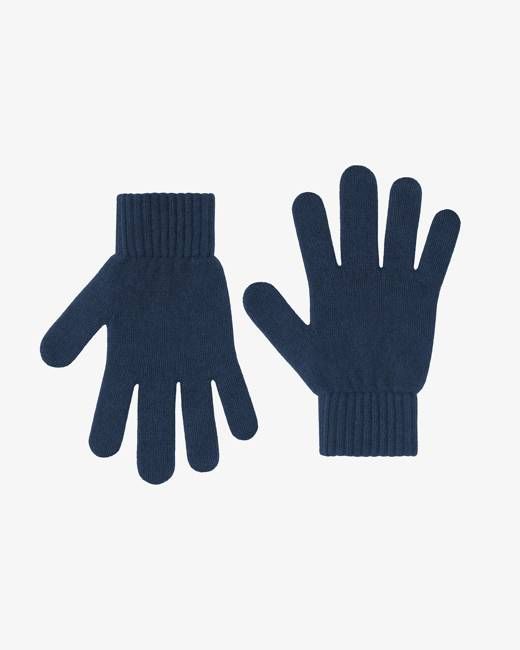 Merino Wool Gloves - Royal Blue