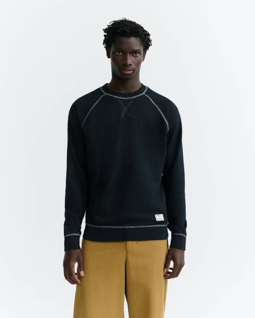 Thinking Mu Navyblaues Gorka-Sweatshirt