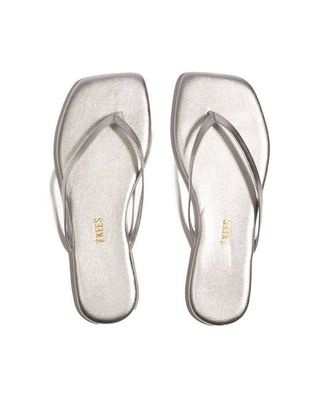 TKEES - Square Toe Lily Metallics Fairylust Flip Flops